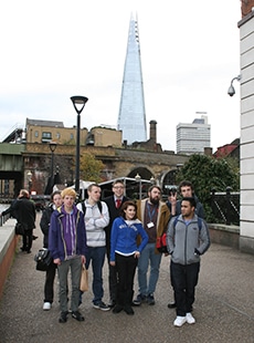 Hospitality students on trip to The Shard