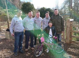 Construction students on DIY SOS