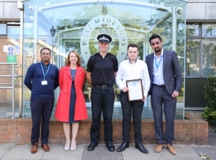 Media student works with Solihull Police