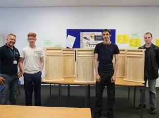 Construction students