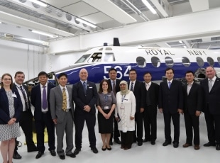 Chinese delegates visit Woodlands Campus