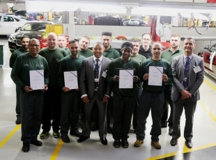 Jaguar Land Rover show appreciation to College