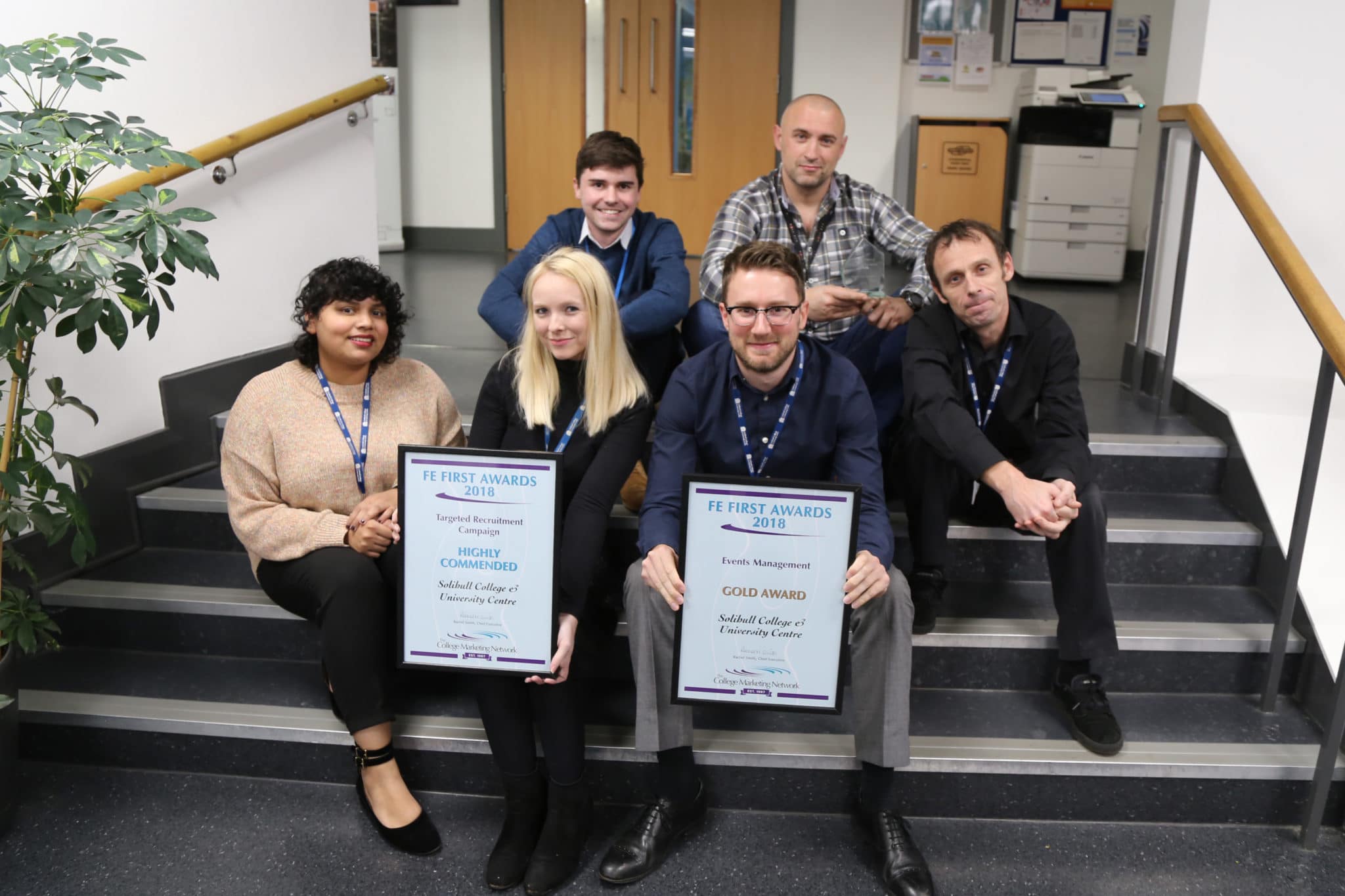 The Marketing Team & Graphic Design Team at Solihull College & University Centre