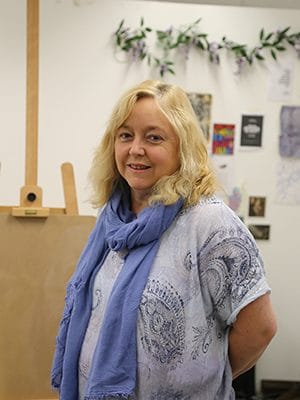 Local artist Julie Robertson