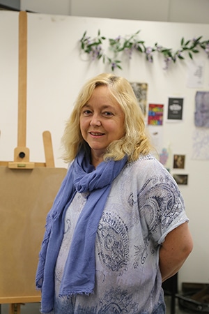 Local artist Julie Robertson