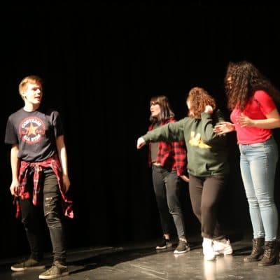 Performing arts students