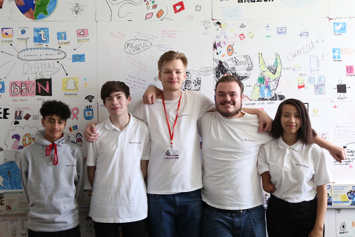 Students who's work visited space.