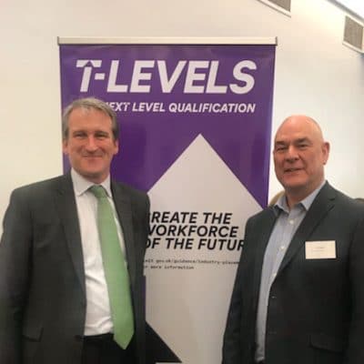 Damian Hinds and John Callaghan