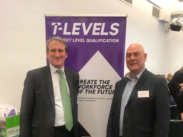Damian Hinds and John Callaghan