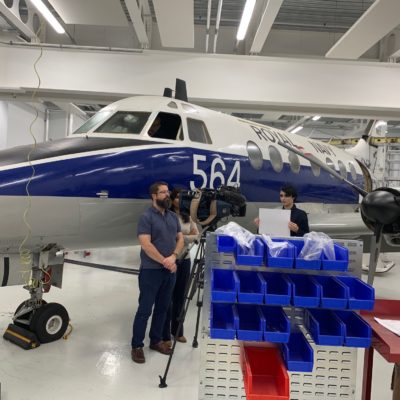 Filming by aircraft