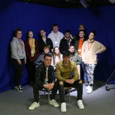 Group shot of students