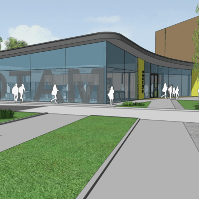 A electronic drawing of GBS IoT Learning Factory - Architects plans. Launching Autumn 2021