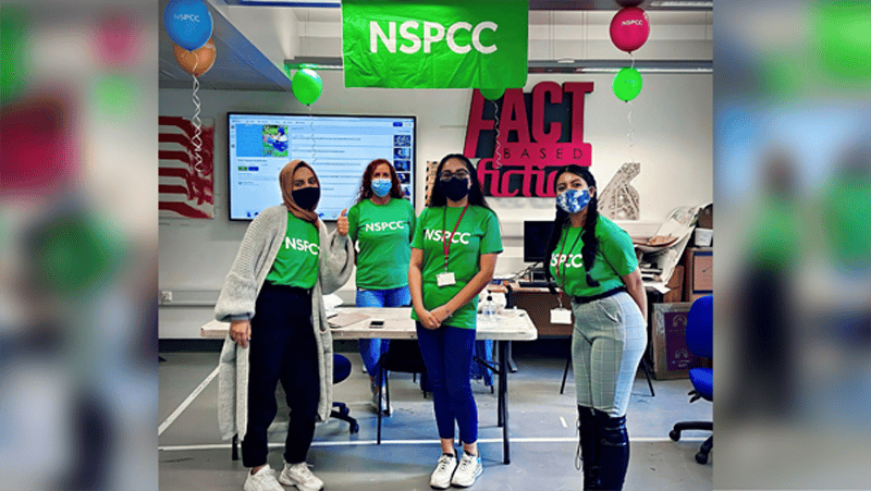 Raising money for NSPCC