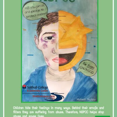 Charitable art students support NSPCC fundraiser