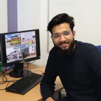 Azeem flies flag for deaf students