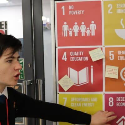 Students note sustainability pledge
