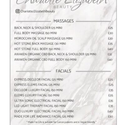 Charlotte Elizabeth salon list