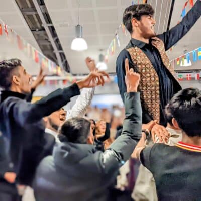 Students celebrating cultures