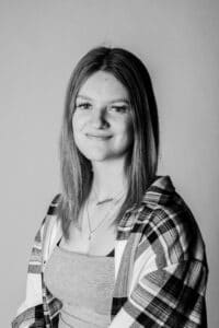 Student headshot in black and white