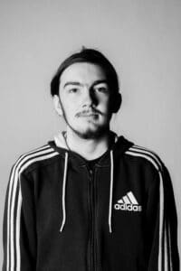 Student headshot in black and white