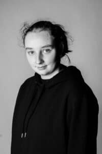 Student headshot in black and white