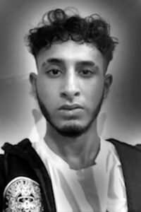 Student headshot in black and white