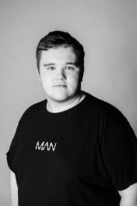 Student headshot in black and white
