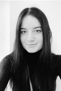 Student headshot in black and white