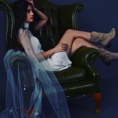 woman sitting on chair