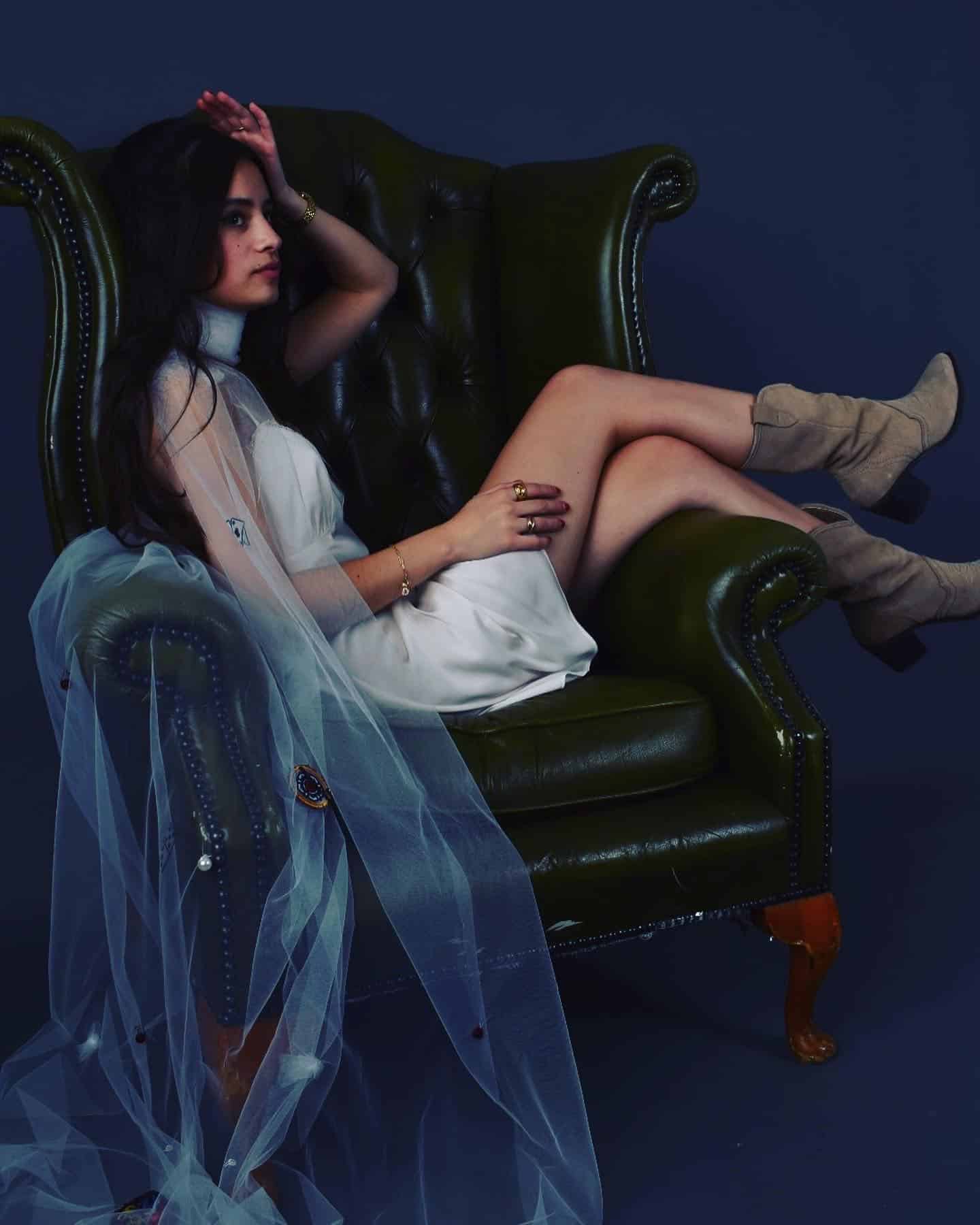 woman sitting on chair