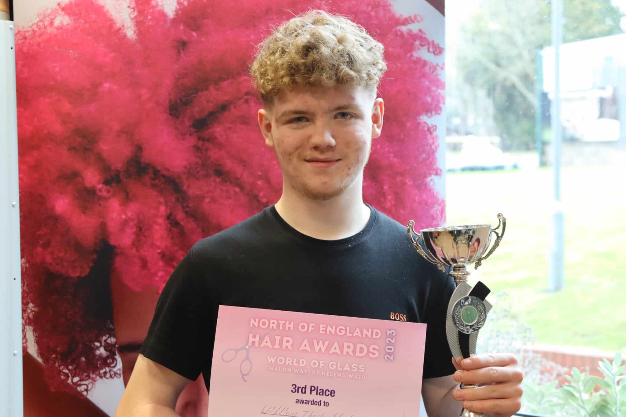 Barbering students win big - 3rd place held but young man