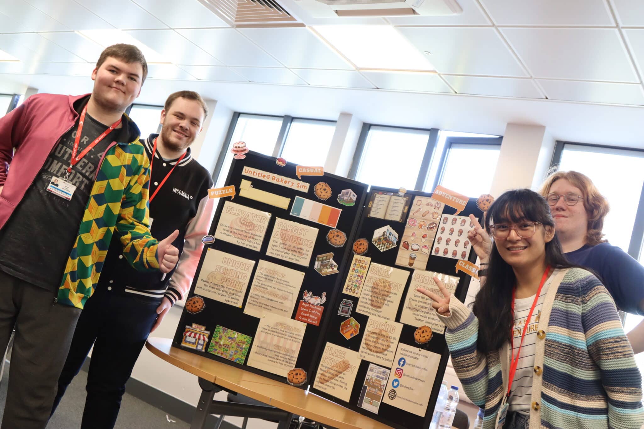 Computing students pitch impressive game designs