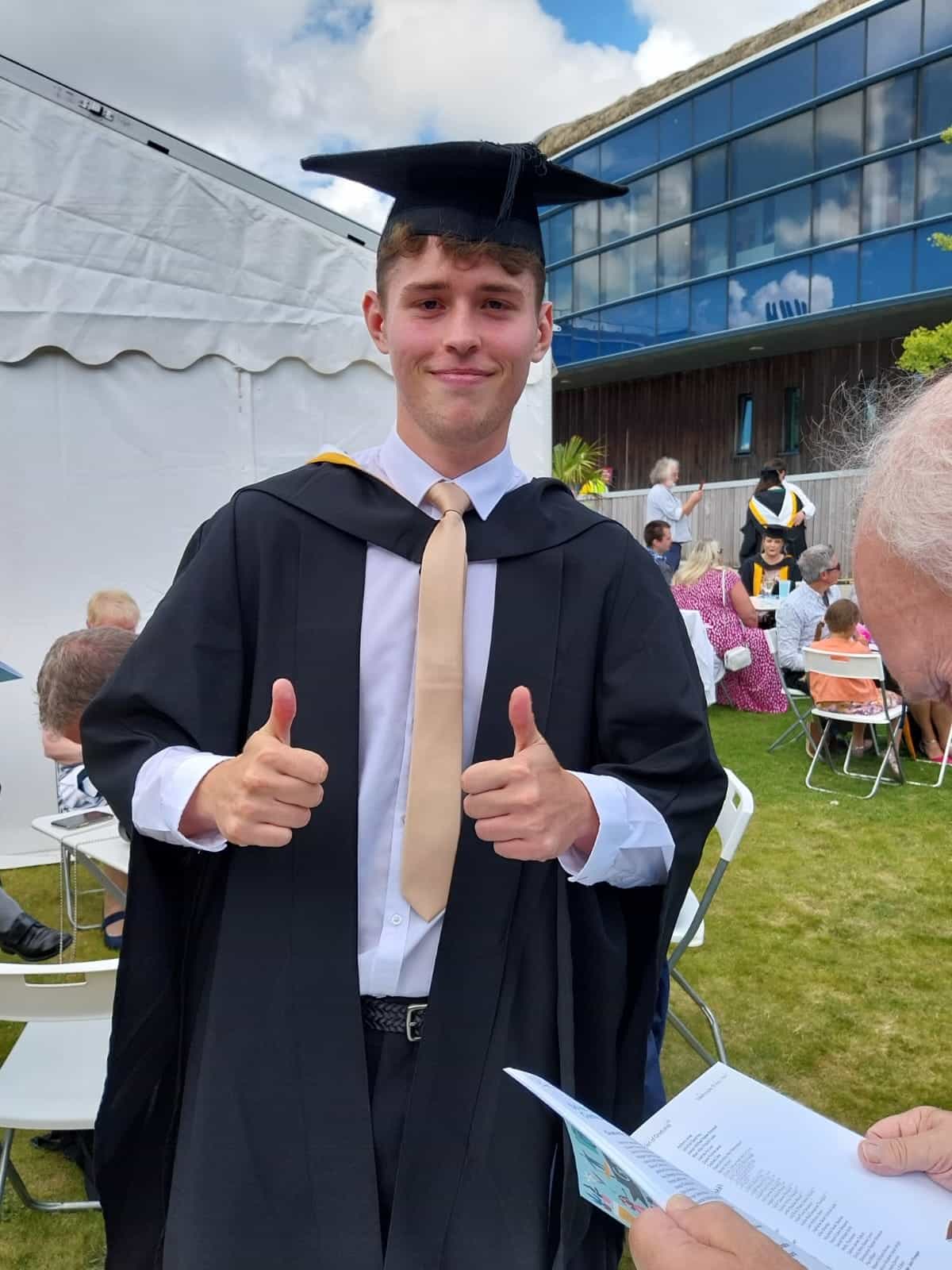 Callum, Graduation as Digital Media Student