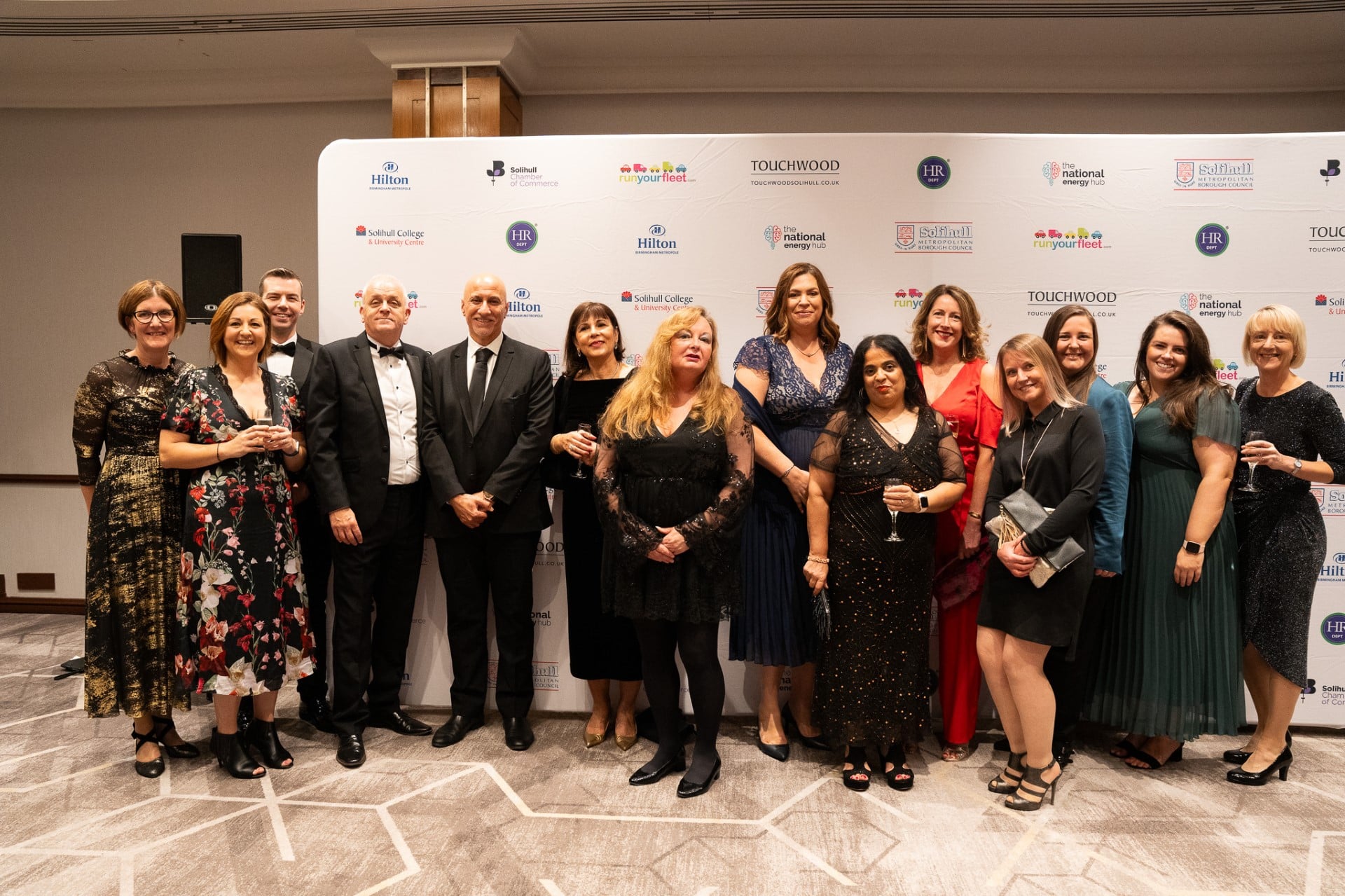 Staff from the college celebrating the award!