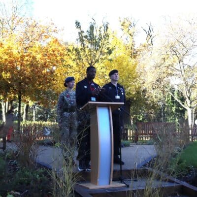 Parade podium