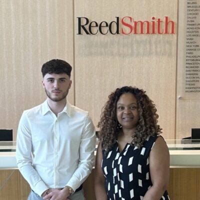 Cal at the offices of Reed Smith law firm