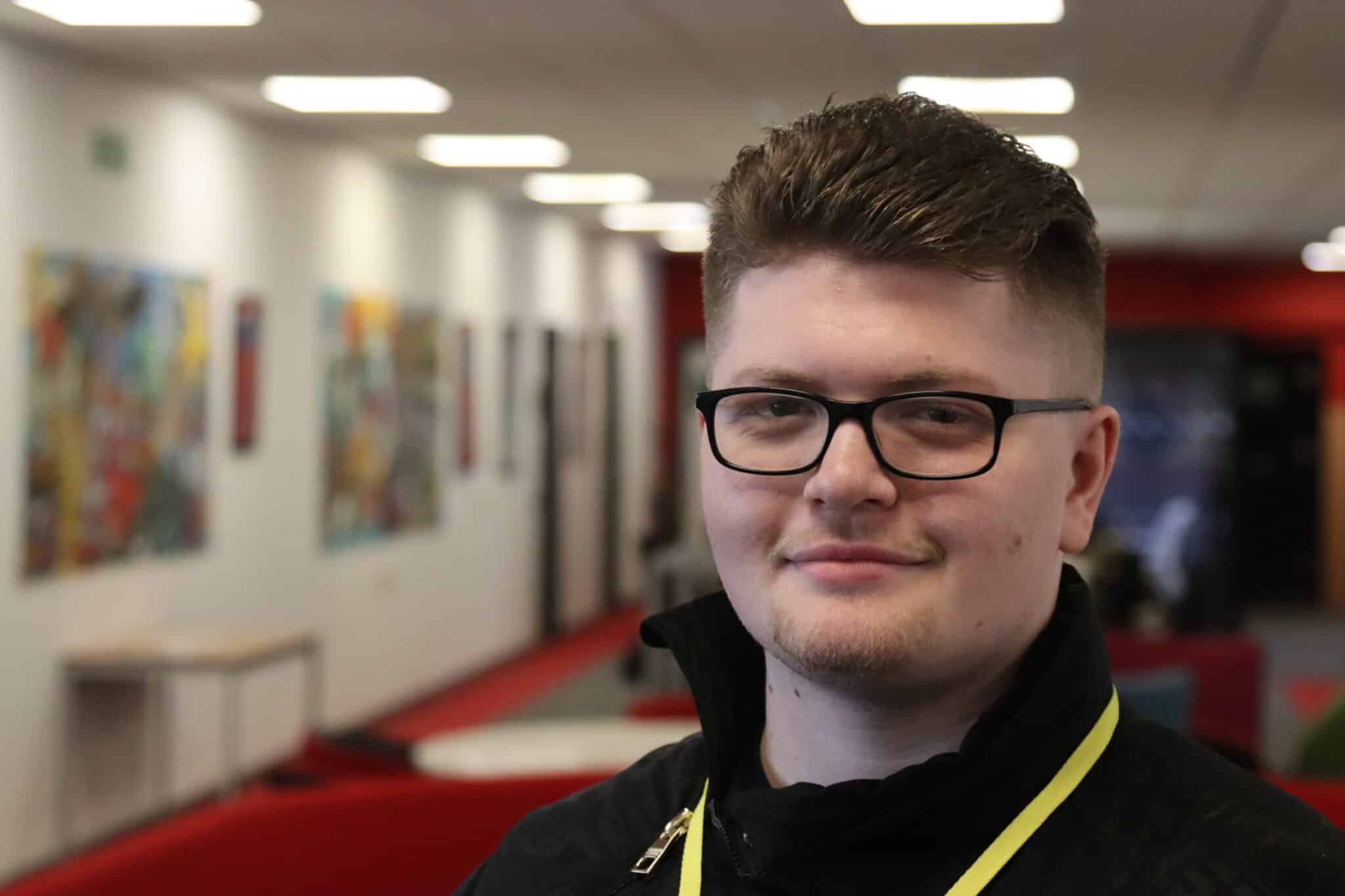 student head shot male
