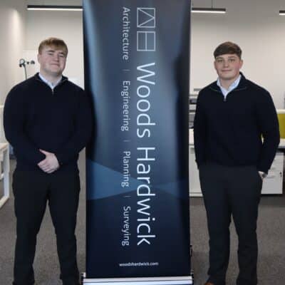 Scott and Jacob at Woods Hardwick