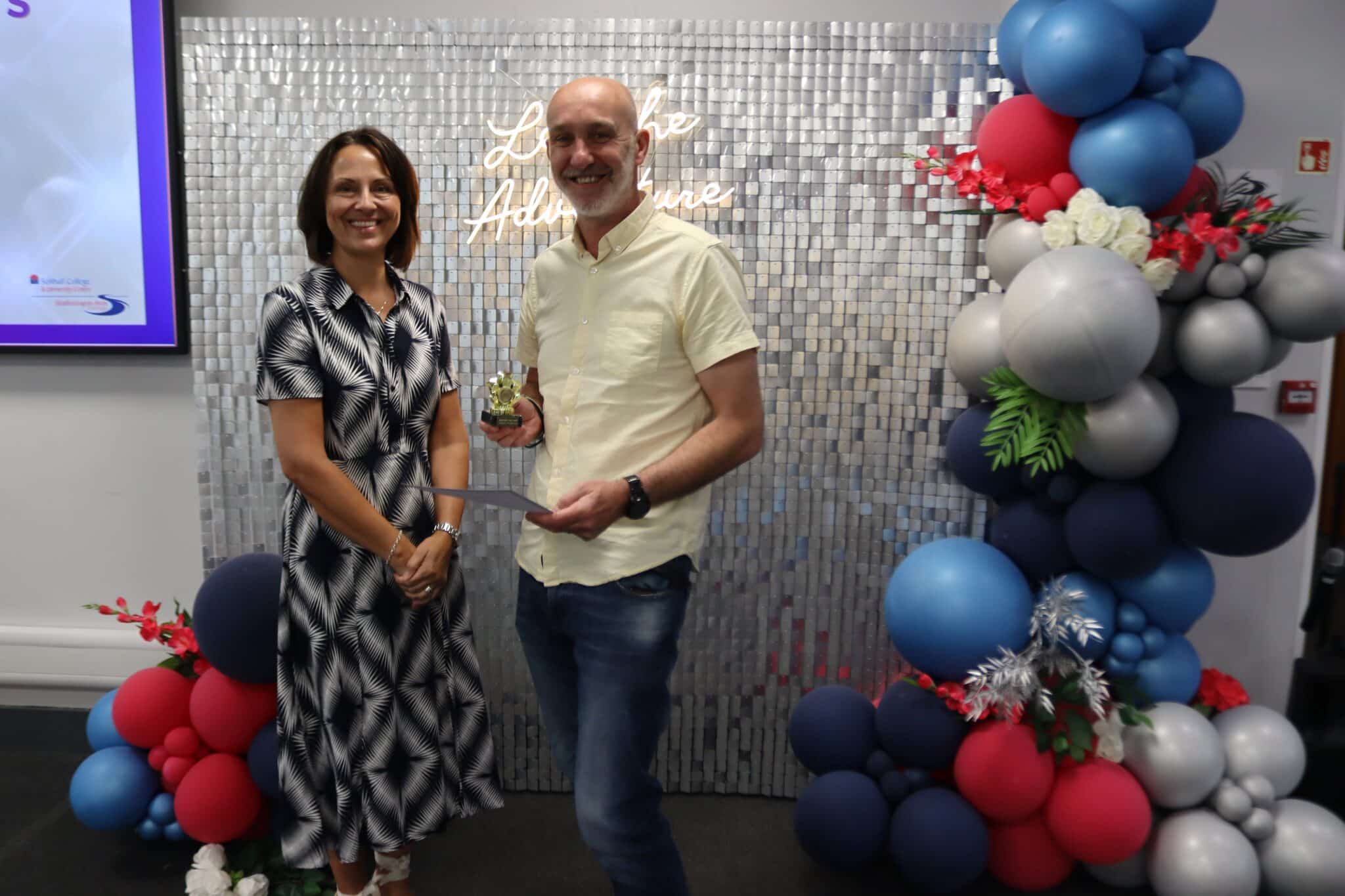 Solihull college apprentices accepting awards