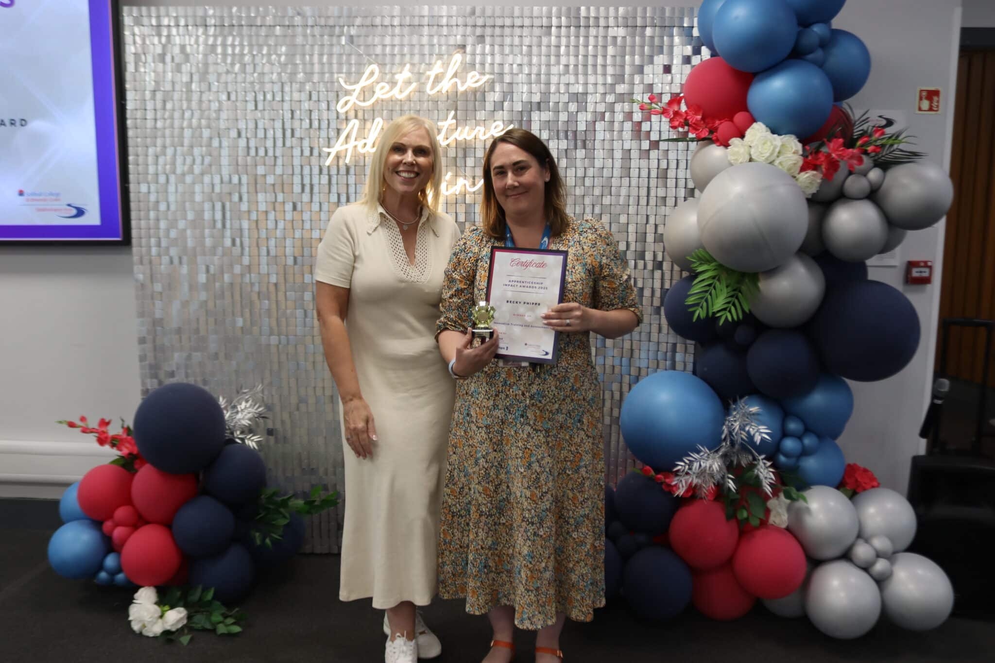 Solihull college apprentices accepting awards