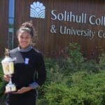 College backs former student at Euro 2025