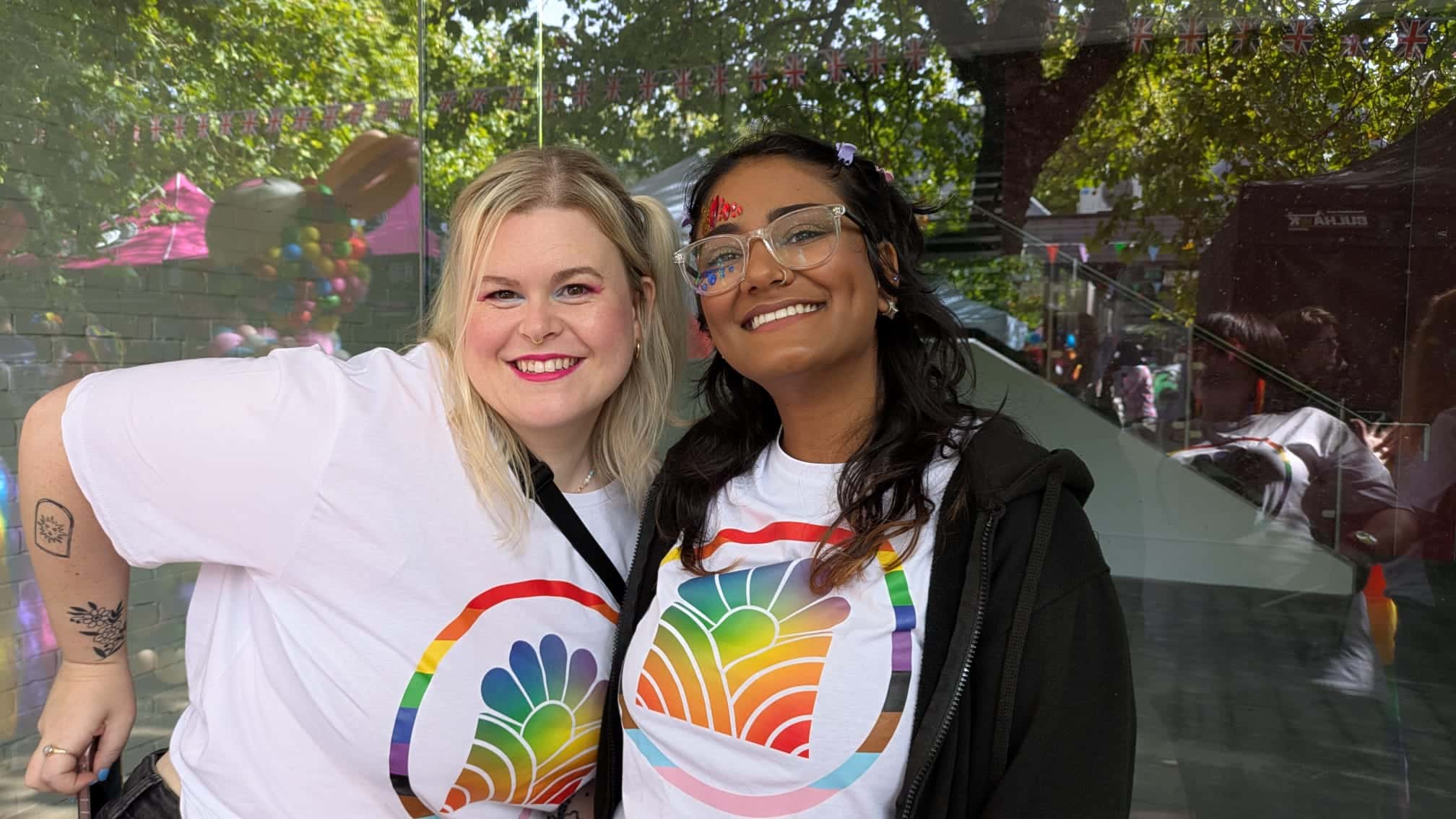 Staff enjoying Solihull Pride