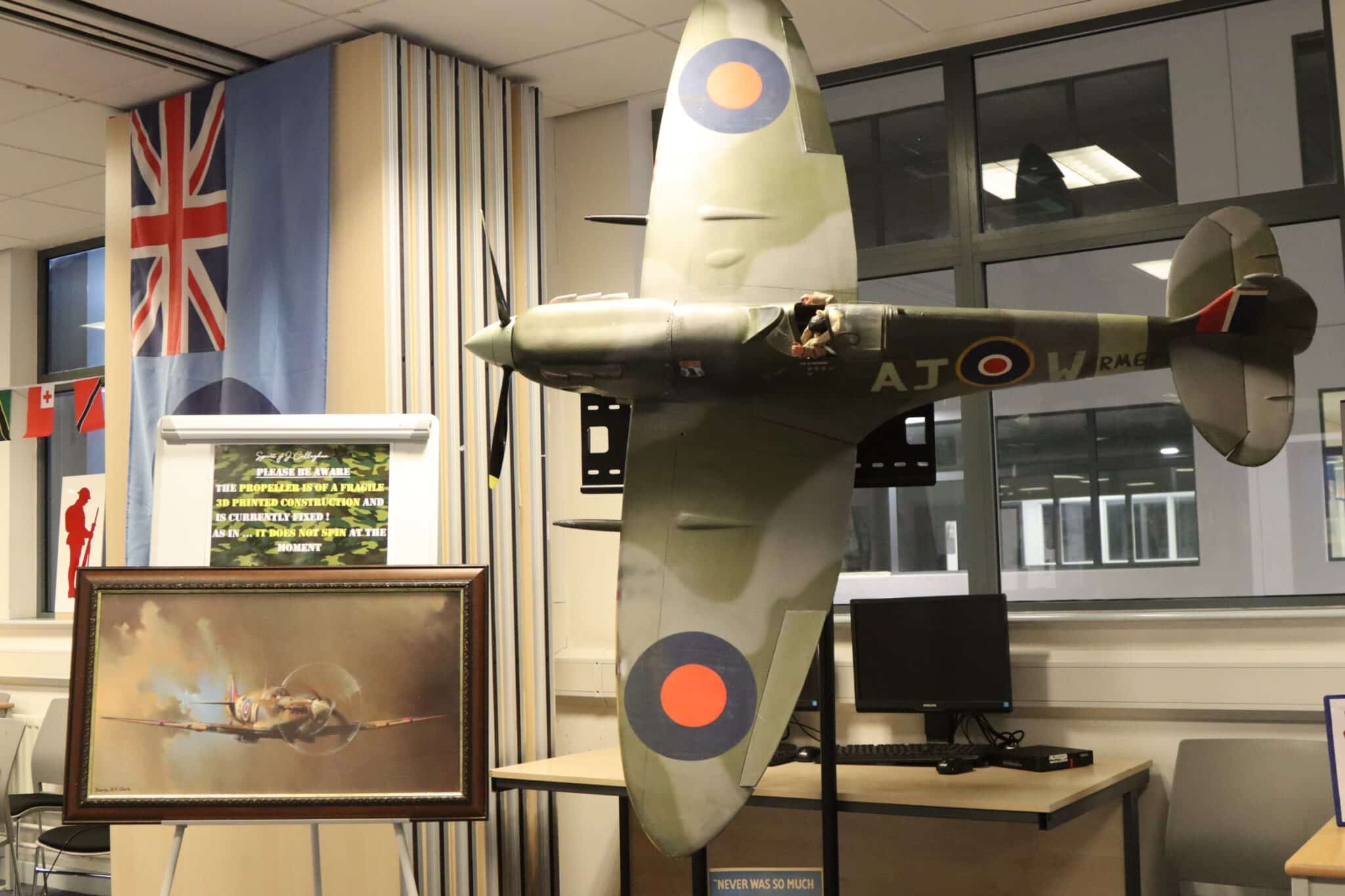 3D Printed Replica Spitfire