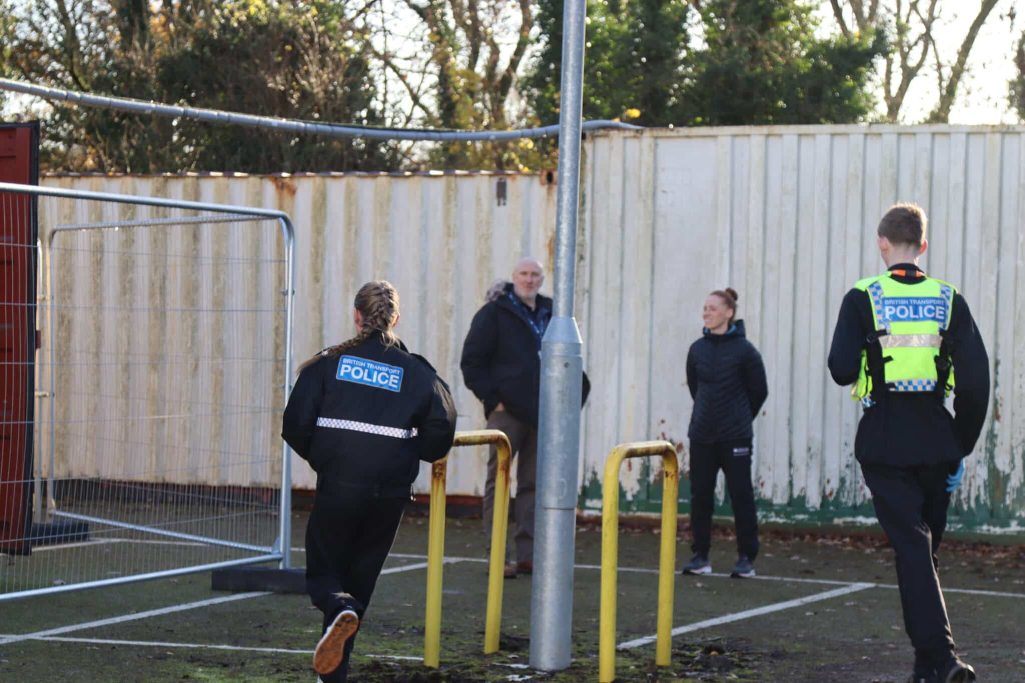 Students step into frontline policing in live simulation