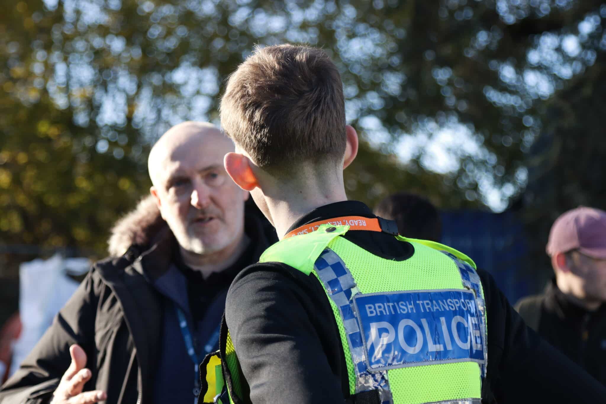 British transport police live simulation day for solihull college students