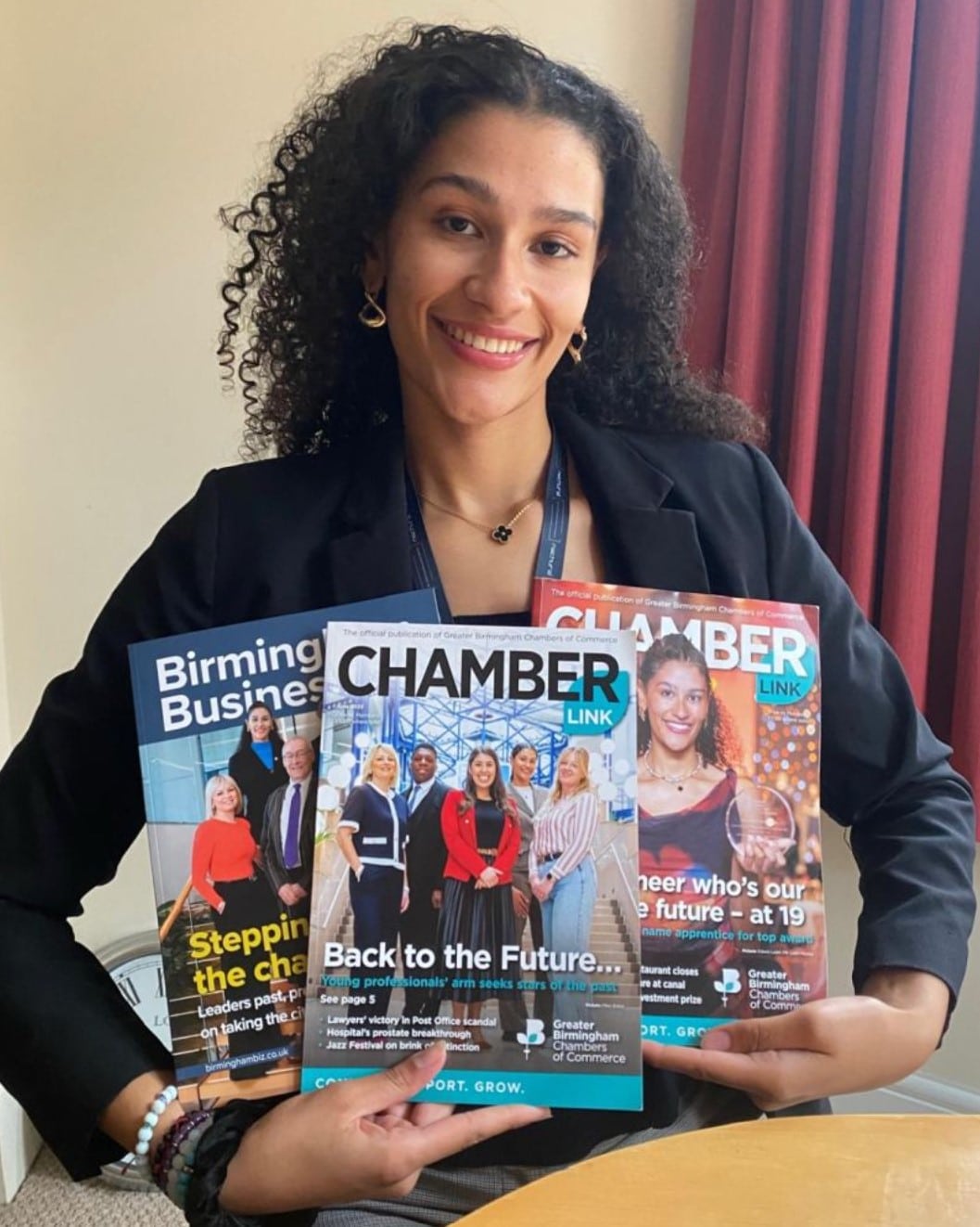 Solihull College student in chamber link magazine