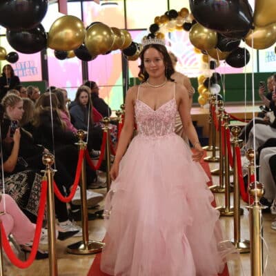 Hairdressing students take to the red carpet