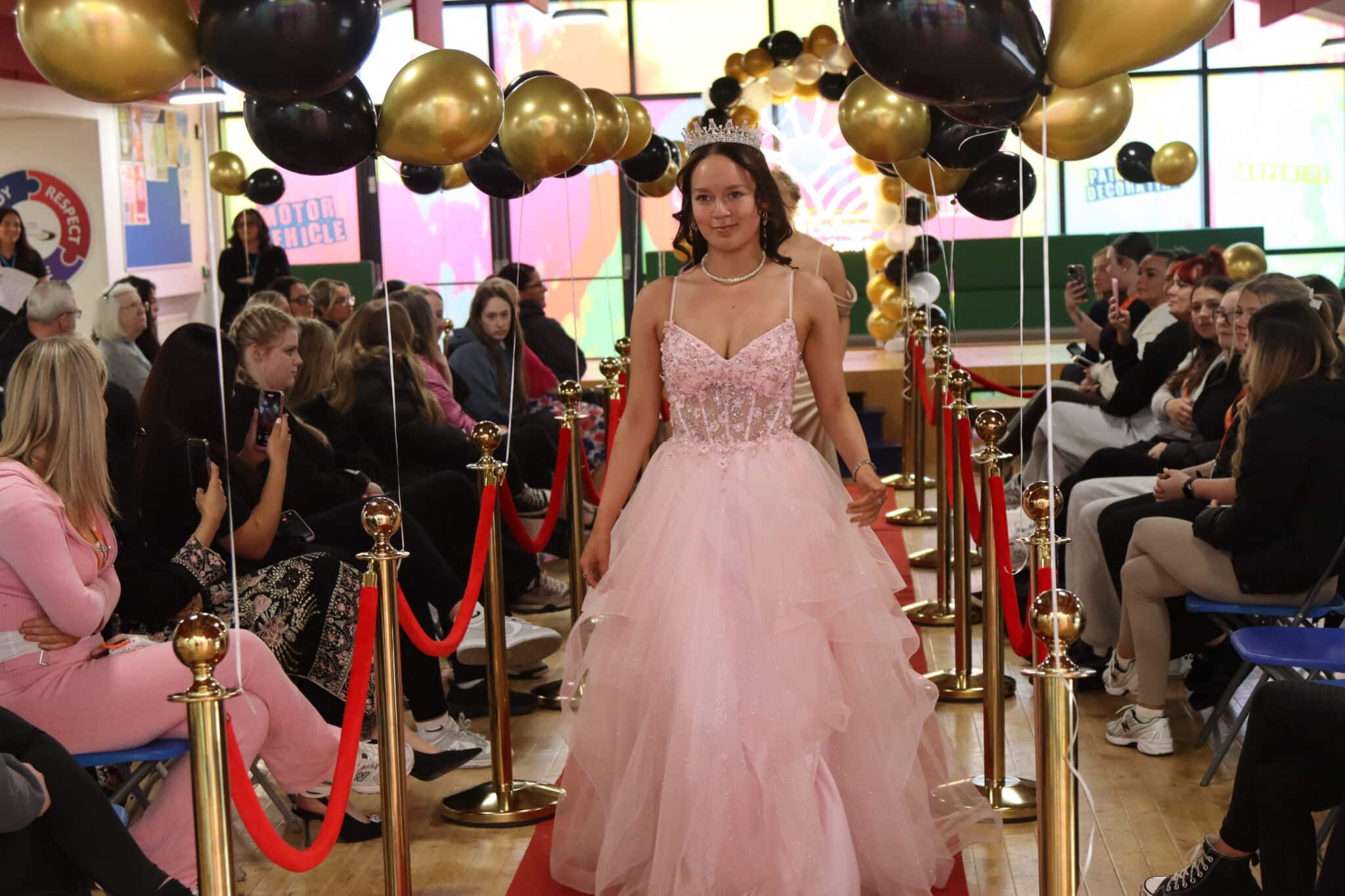 Hairdressing students take to the red carpet