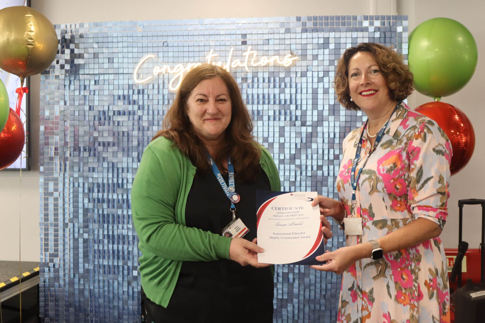 College celebrates apprentice and adult student excellence