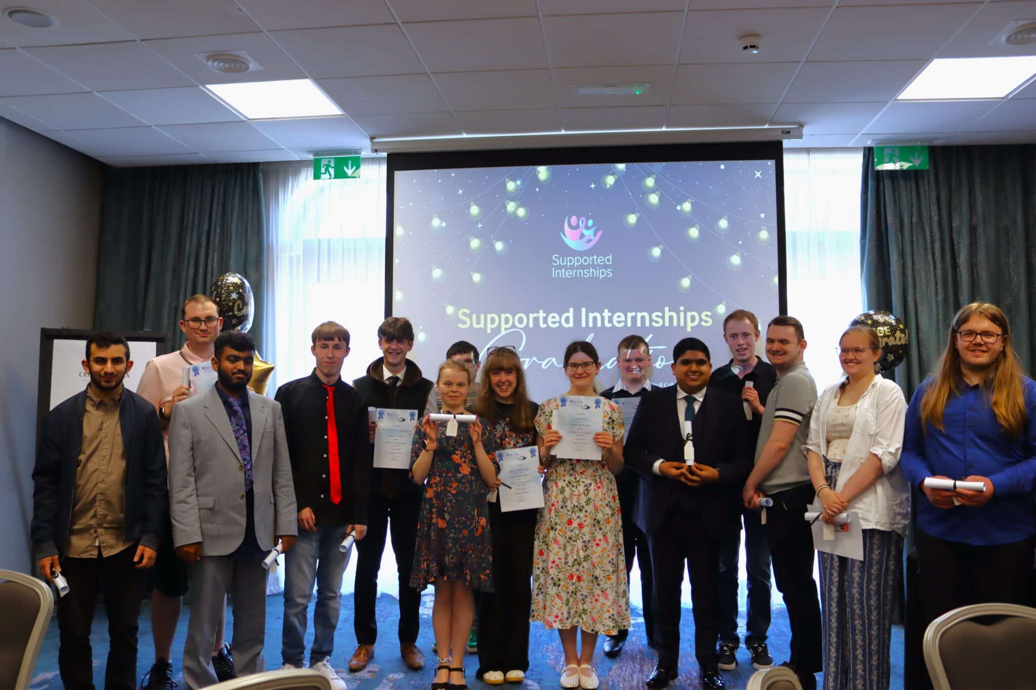 Supported Interns celebrate graduation